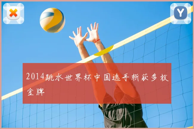 2014跳水世界杯中国选手斩获多枚金牌